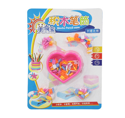 幼儿园教具 儿童智力手工DIY 创意积木笔筒 拼插益智玩具礼品赠品 - 幼儿园教具 儿童智力手工DIY 创意积木笔筒 拼插益智玩具礼品赠品厂家 - 幼儿园教具 儿童智力手工DIY 创意积木笔筒 拼插益智玩具礼品赠品价格 - 汕头市澄海区博远电子玩具厂 - 